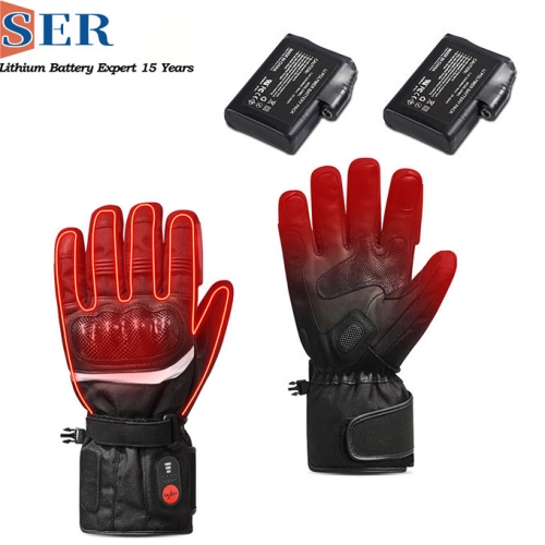 Custom 3.7V 7.4V 11.1V heating clothes battery pack 7.4V heated gloves battery Lithium Ion polymer b