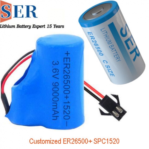 ER26500+SPC1530 LiSOCL2 battery in intelligent locks 