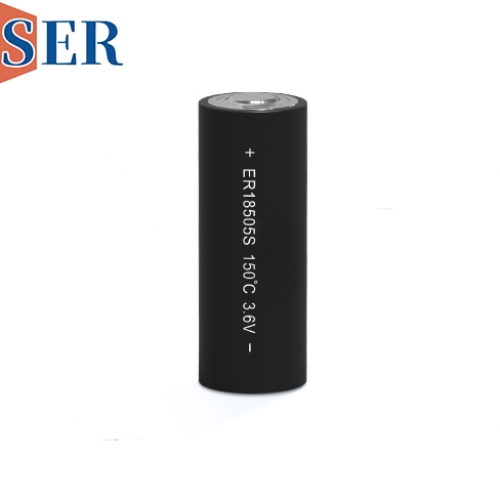 High Temperature 150°C battery ER18505 3.6V primary Li-SOCl2 Battery 