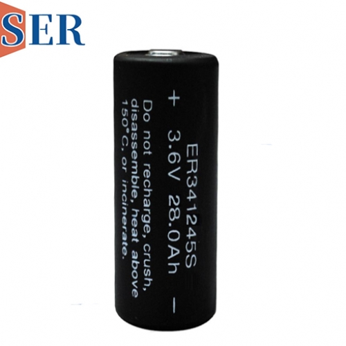 High temperature LiSOCl2 Battery 3.6V 28000mAh DD er341245S for Oil Drilling