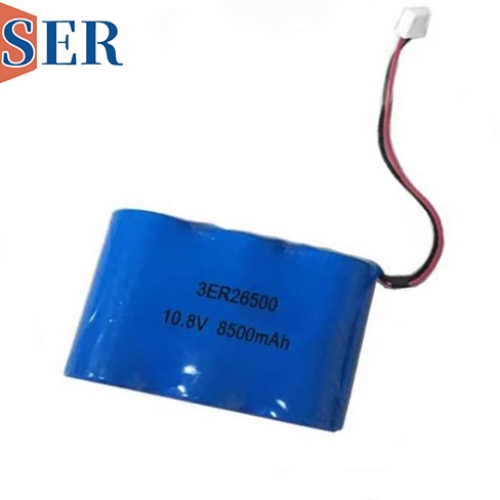 10.8V Customized Li-SOCL2 battery pack 3ER26500 3S1P primary C size battery pack