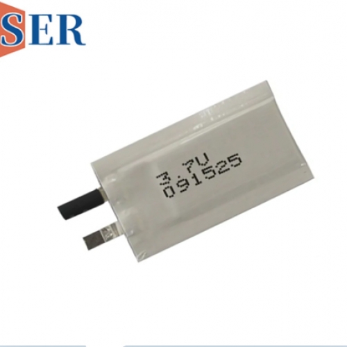 Custom Ultra-thin Foldable Lipo Battery 091525 3.7V 15MAH Ultra Thin battery for Smart Card