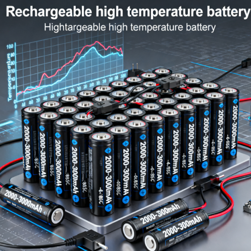 Rechargeable High-Temperature 18650 85℃ Batteries (2000-3000mAh)